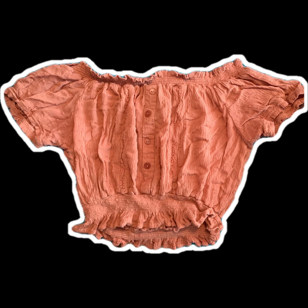 Selling cute strapless pink top! fits medium size